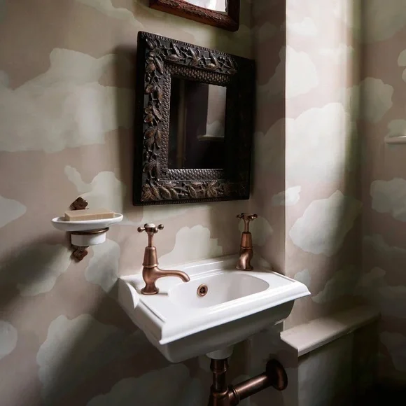 Anthropologie House Of Hackney Wallpaper Stratus Wallpaper Amanita Blush NWOT - Picture 2 of 7